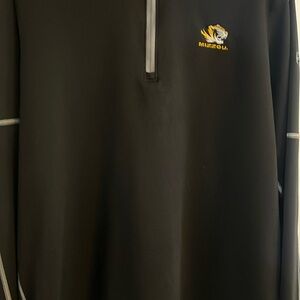Under Armor University of Missouri 1/4 zip Blackj